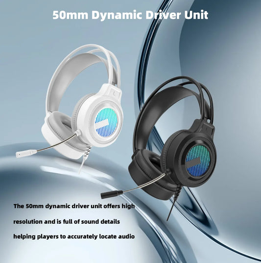 Wired Bluetooth RGB lighting USB Gaming Headphones