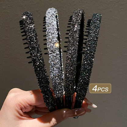 serre-tête léger rétro à strass pour femme 