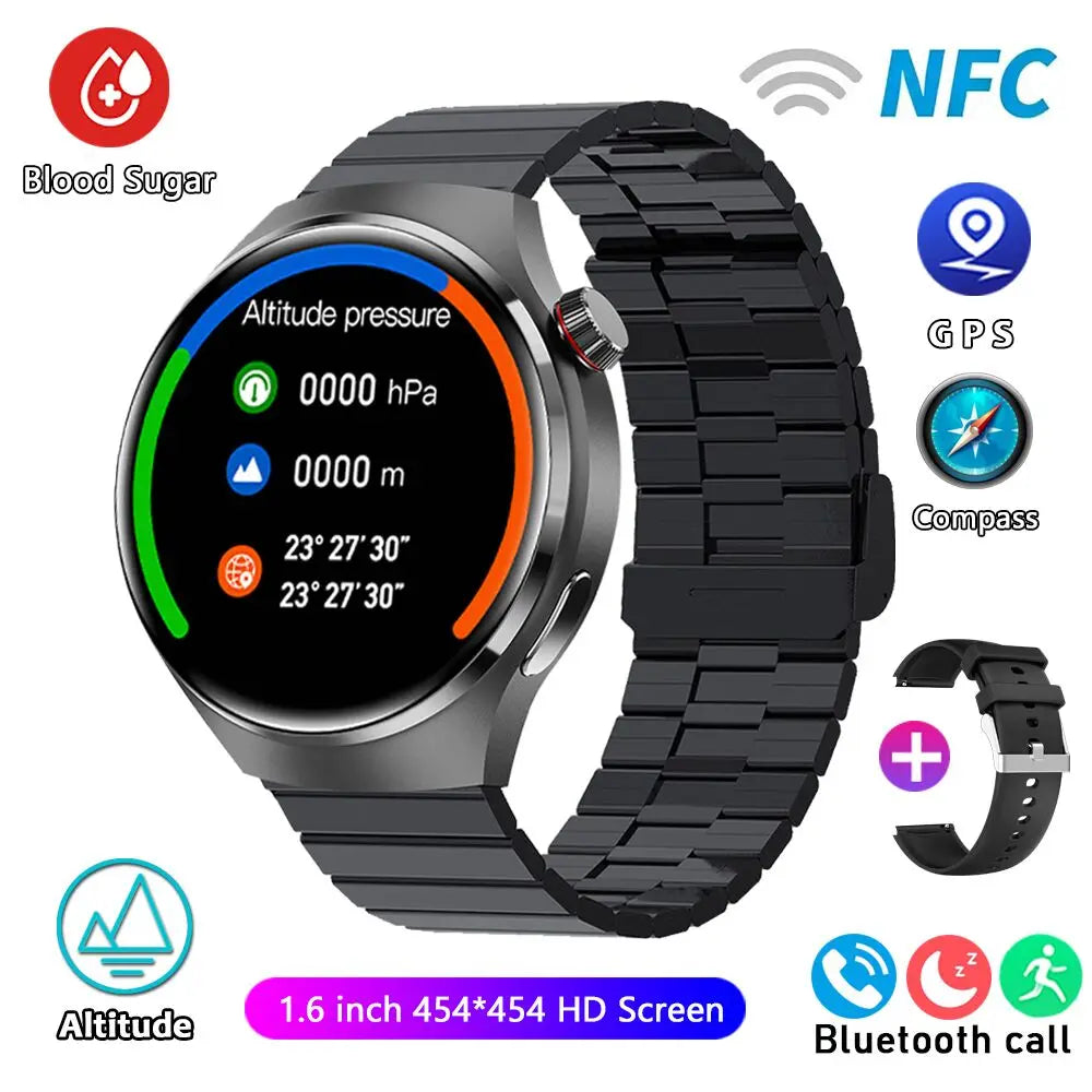 GT4 Sport Smart 1.5 IPS Display IP68 Bluetooth Call - Android Watch