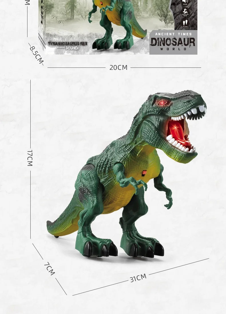 Grand dinosaure robotisé électrique qui marche