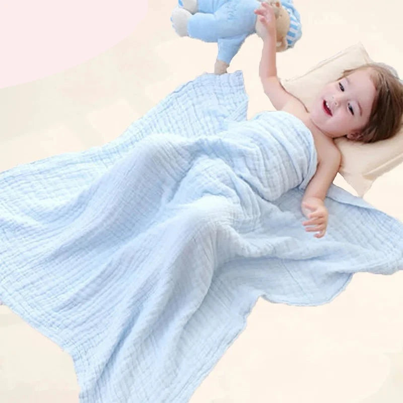 6-Layer Cotton Baby Bath Towel