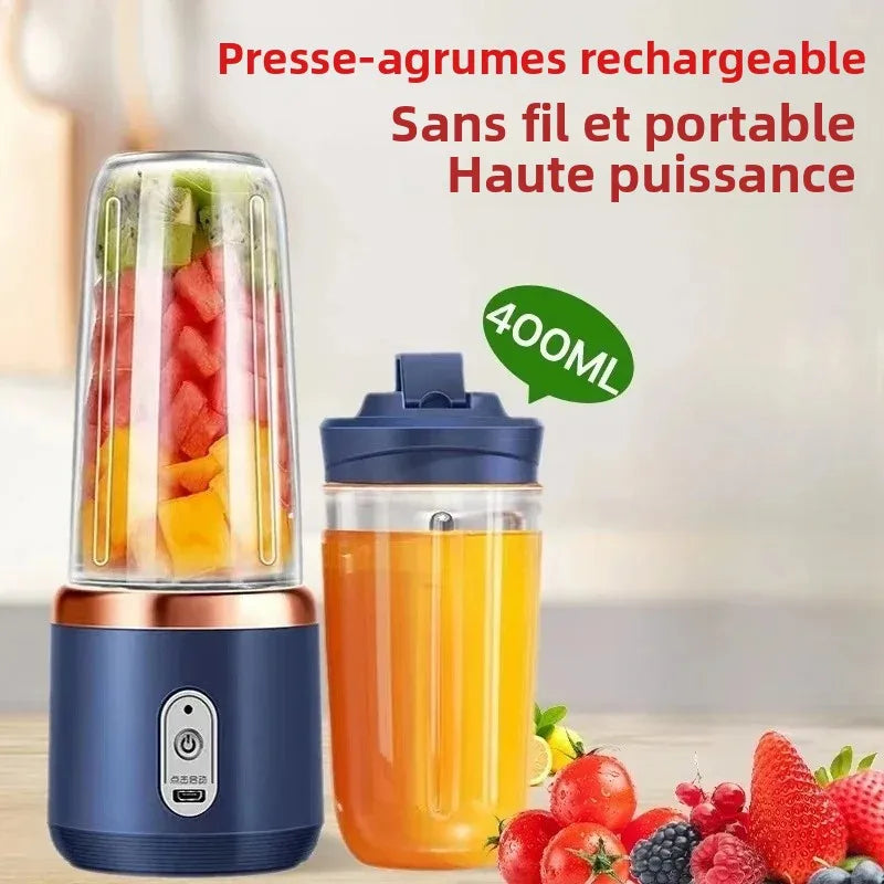 Extracteur de jus électrique - Mini blender rechargeable par USB 