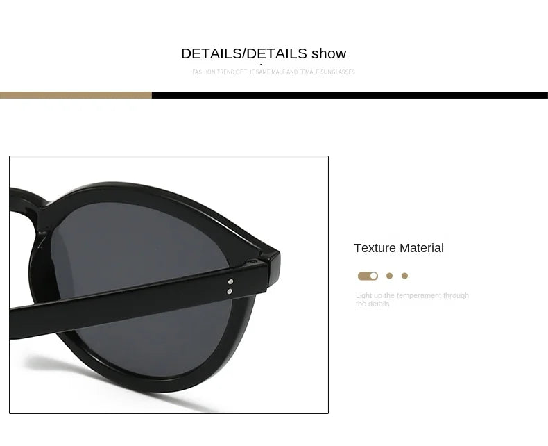 Lunettes de soleil rétro dégradées aux rayons UV