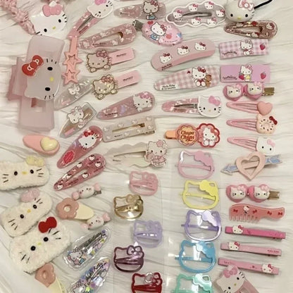 19Pcs Sanrio Kitty Hair Clips