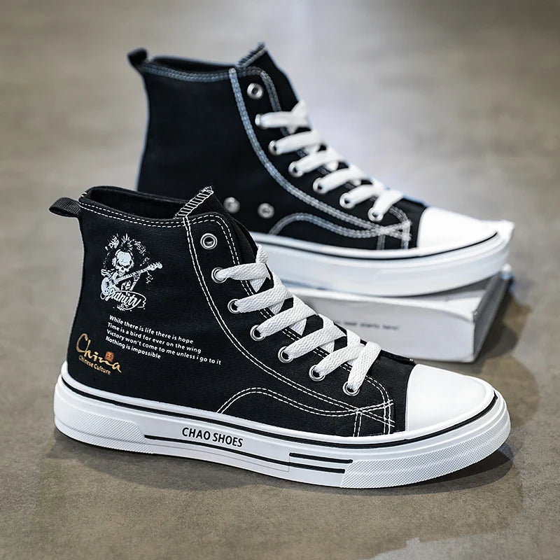 Leichte, atmungsaktive Outdoor-Sneaker für Herren mit hohem Schaft 