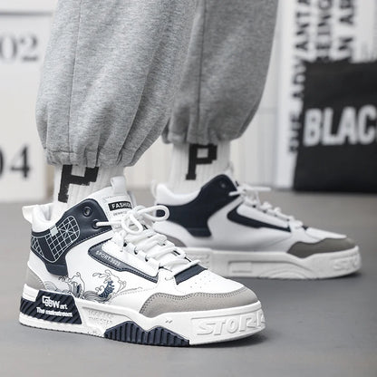 Men's Leather Casual Sneakers