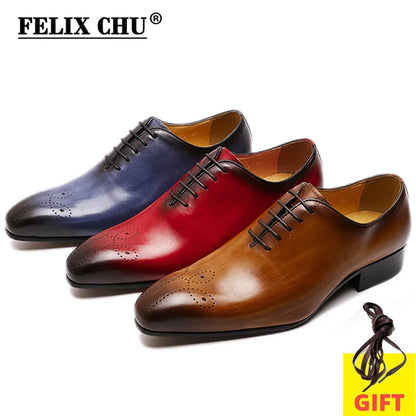 Men's Genuine Leather Oxford Shoes