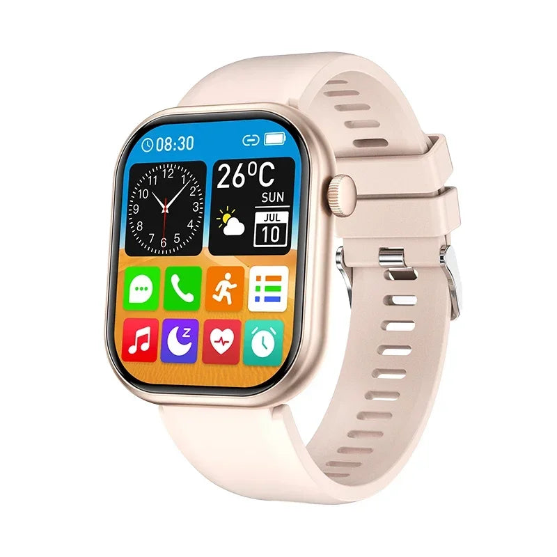 Unisex Bluetooth Fitness Smart Watch with Wireless Charging