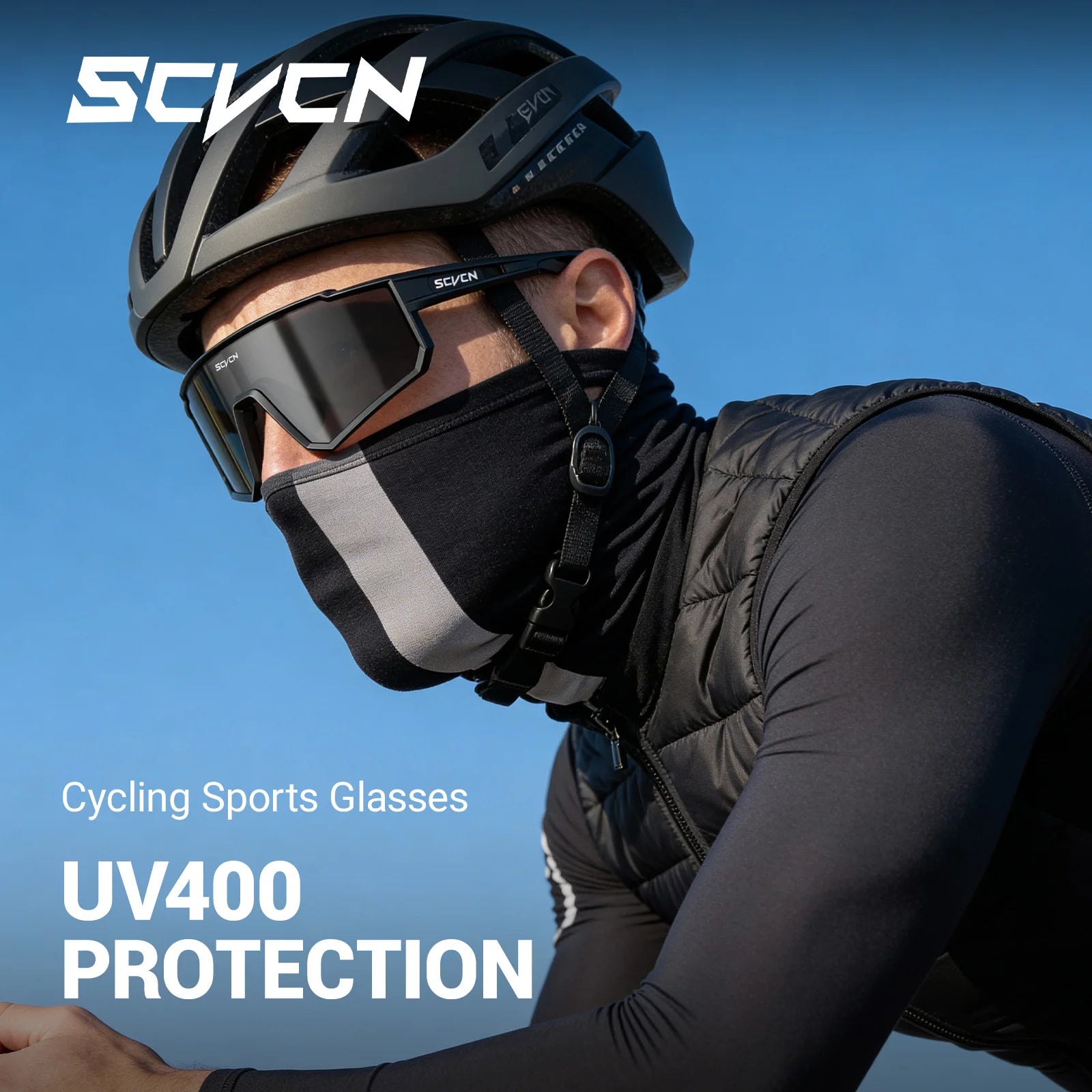Lunettes de soleil polarisées UV400 pour vélo pour hommes