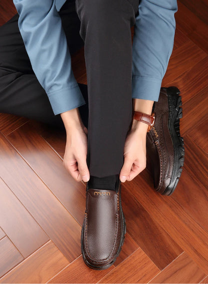 High-Quality Genuine Cowhide Leather Loafers
