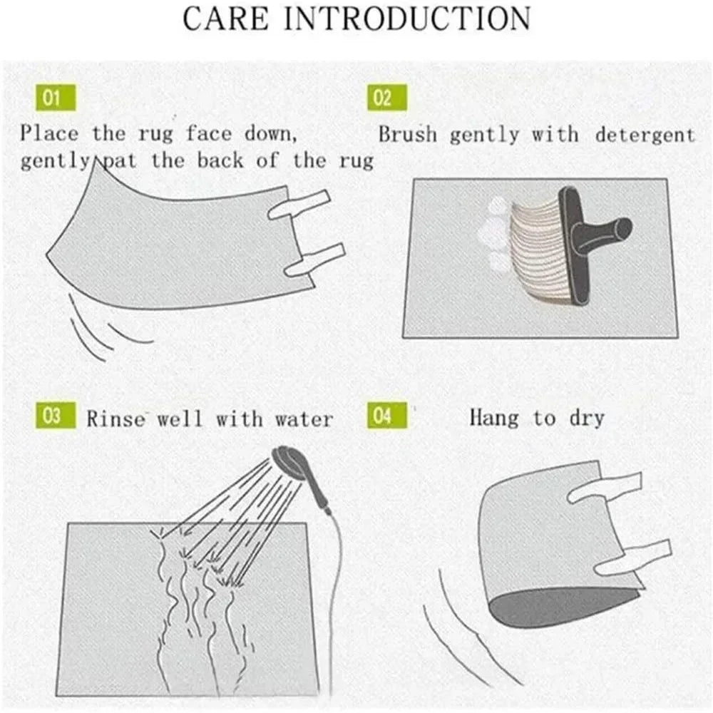 Anti-Slip Coral Fleece Entrance Door Mat