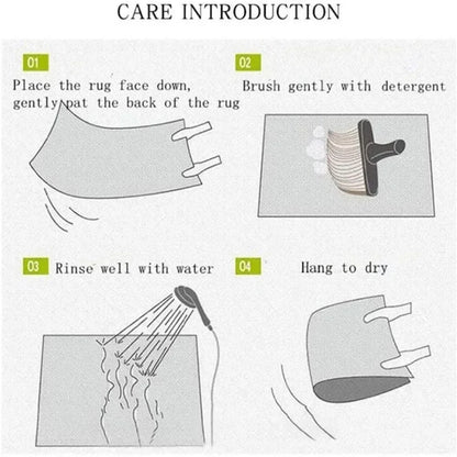 Anti-Slip Coral Fleece Entrance Door Mat