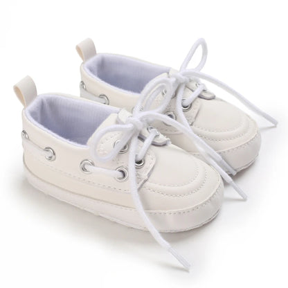 Soft Sole PU Leather Multi-Color Baby Sneakers