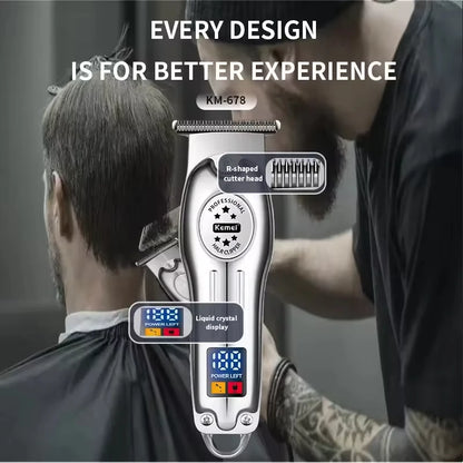 Tondeuse à cheveux rechargeable en métal pour animaux de compagnie