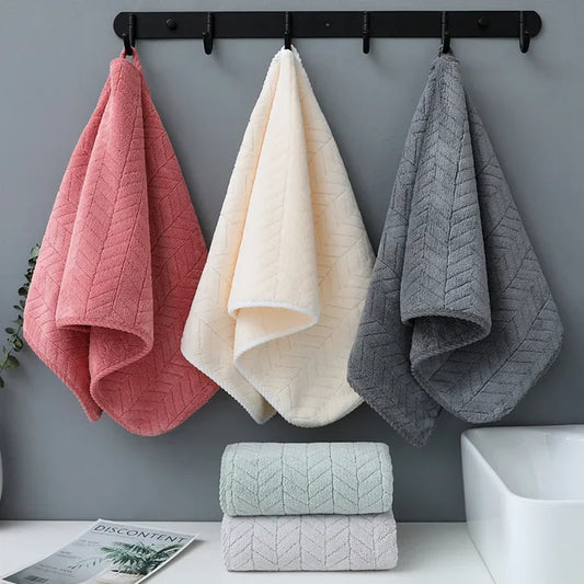 Coral Velvet Quick-Drying Cotton Bath Towel