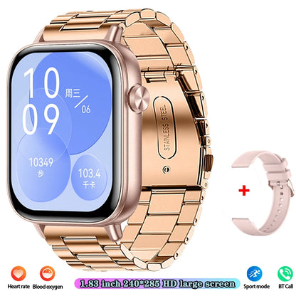 Unisex HD Touch Screen Sports Fitness Tracker Bluetooth Call Smartwatches