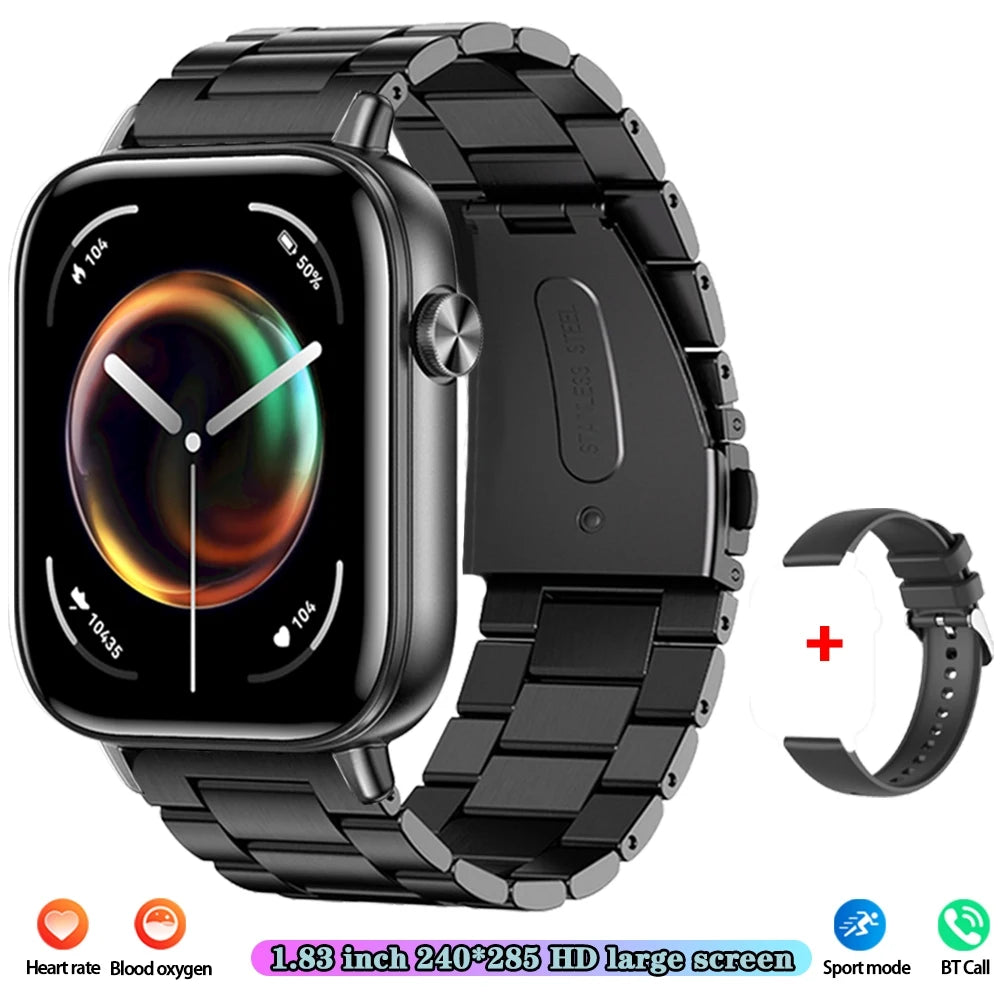 Unisex HD Touch Screen Sports Fitness Tracker Bluetooth Call Smartwatches