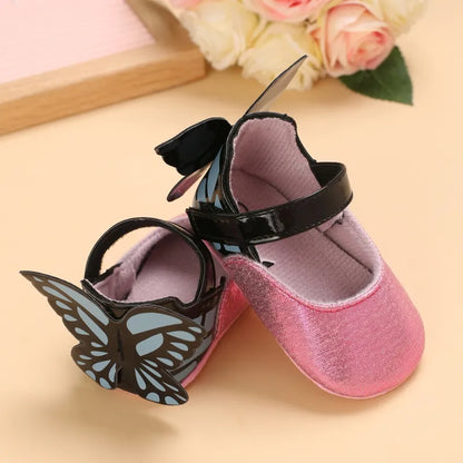 Non-slip Pink Newborn Baby Shoes