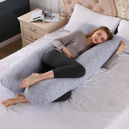 Soft Flannel Maternity Pillow