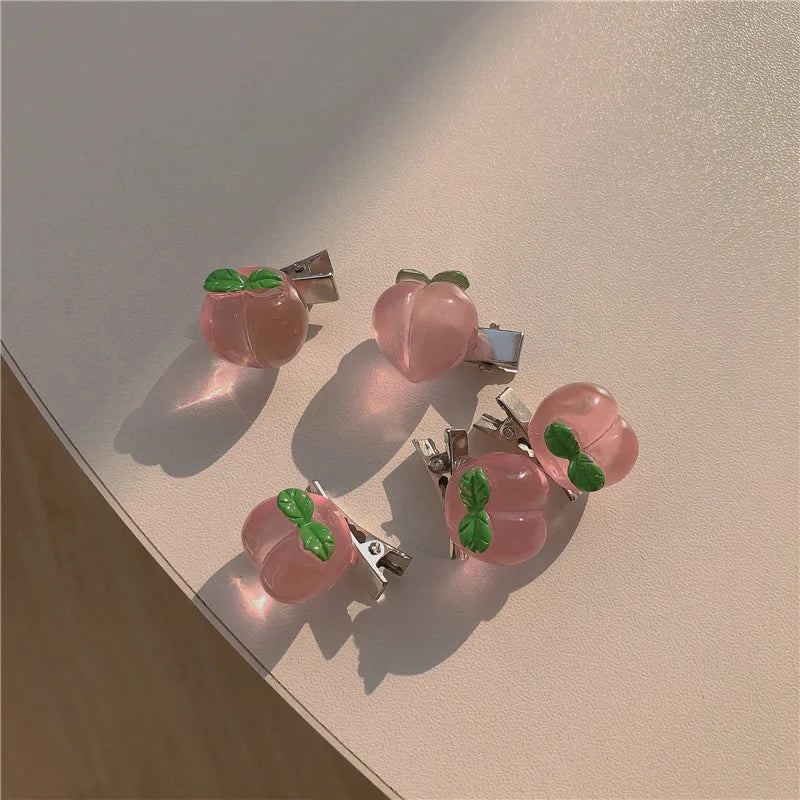 Cartoon Bear Princess Hair Clips