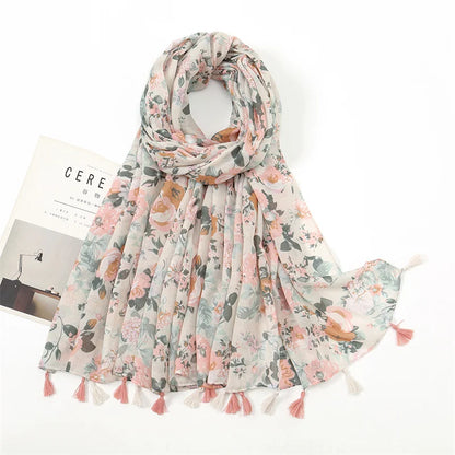 patterned scarf