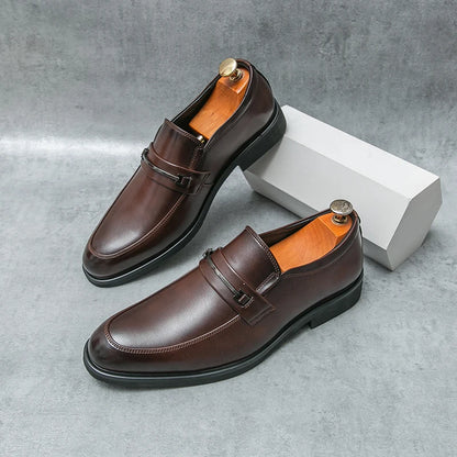 Mocassins en cuir de haute qualité pour les affaires