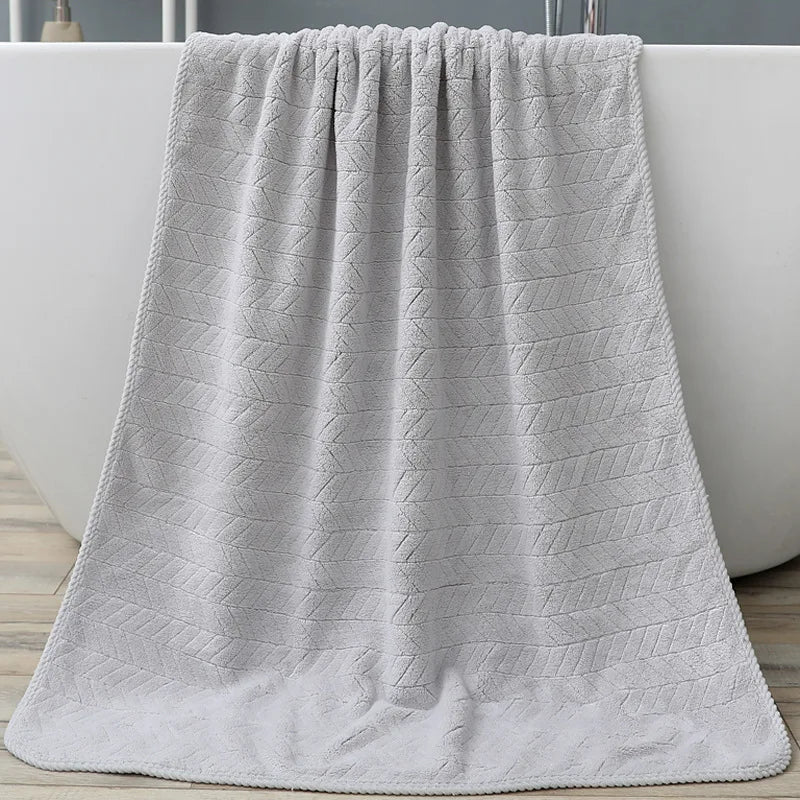 Serviette de bain pour bébé en microfibre absorbante