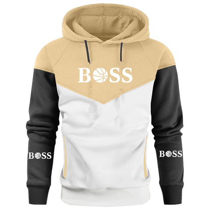 Men's Spring/Autumn Patchwork Hoodies