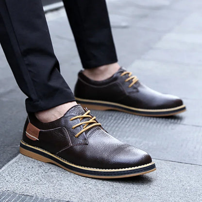 Genuine Leather Men’s Oxford Shoes