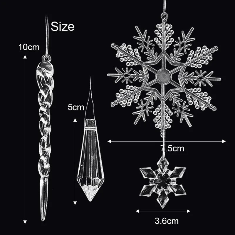 crystal christmas tree ornaments
