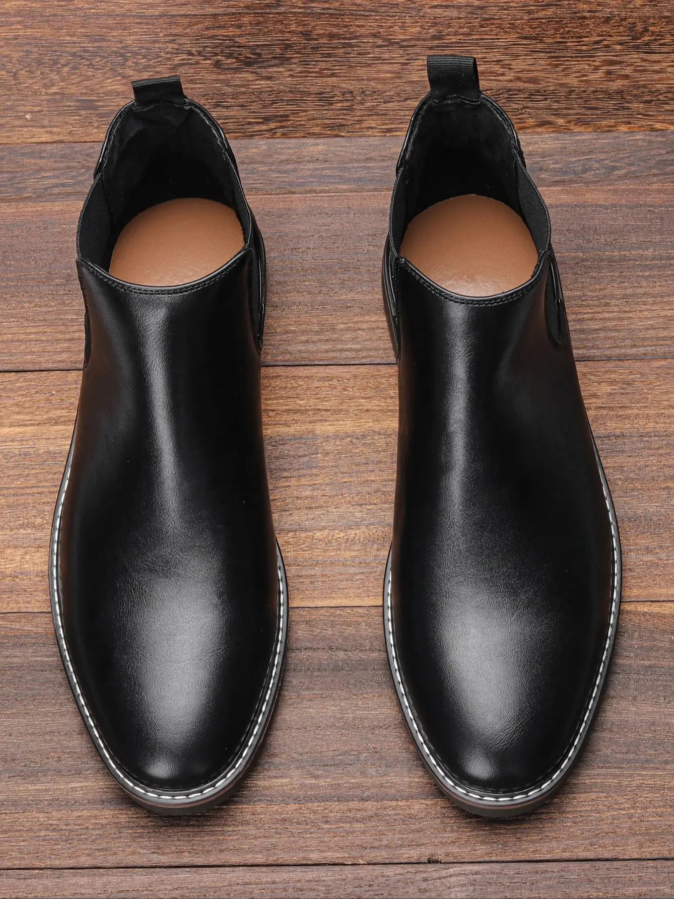 Bottines Chelsea en cuir élégantes pour hommes