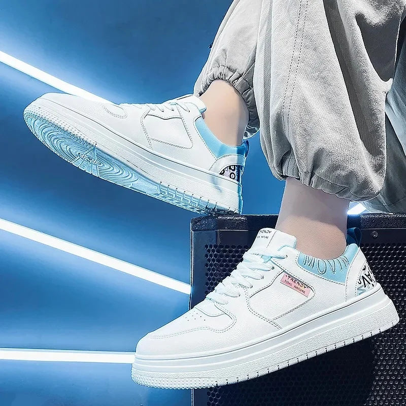 Baskets décontractées à lacets et plateforme