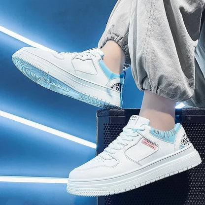 Baskets décontractées à lacets et plateforme