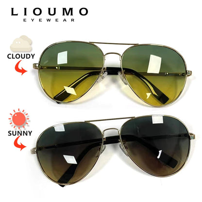 Unisex Polarized Photochromic Sunglasses