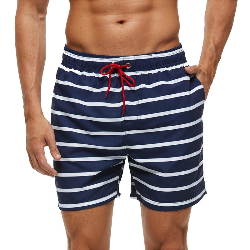 Sommerliche, schnell trocknende Strand-Boardshorts für Herren