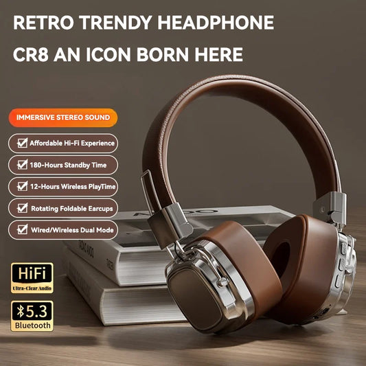 Kabellose Over-Ear-Kopfhörer mit Bluetooth 5.3