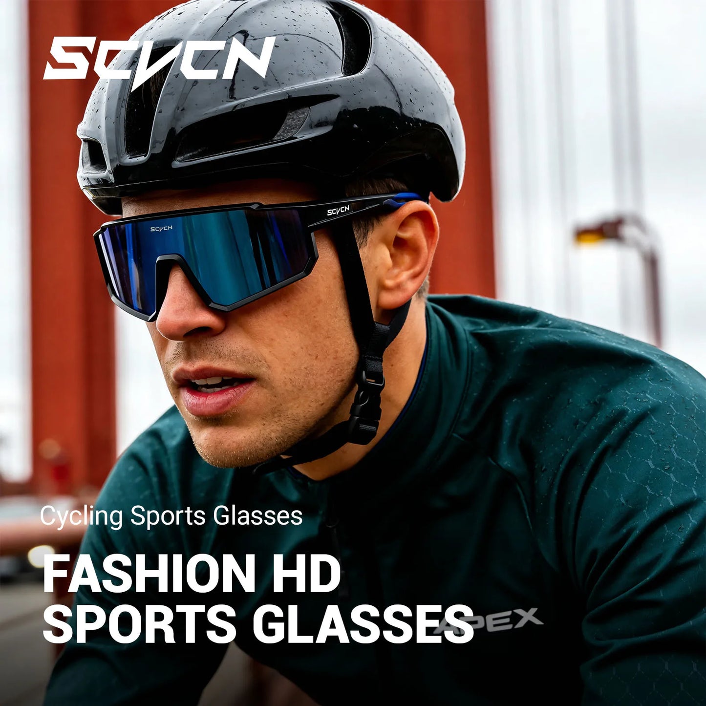 Unisex UV400 Gradienten-Outdoor-Sportsonnenbrille 