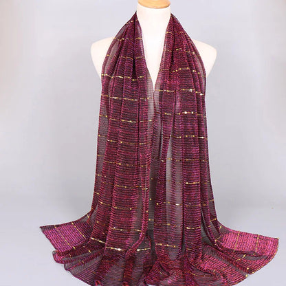 Silk Corduroy Women's Scarf & Shawl