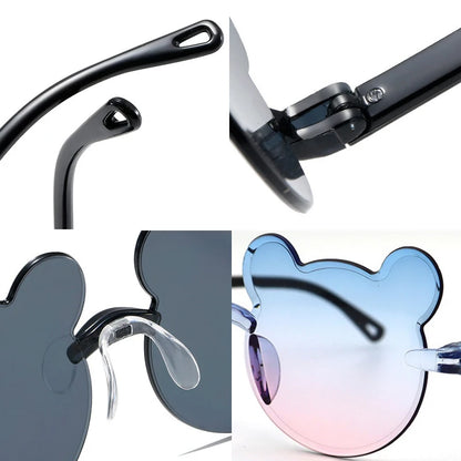 Unisex Summer Anti-UV UV400 Rimless Sun Glasses