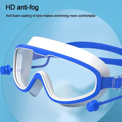 Kids Anti-fog Big Frame Swim Goggles