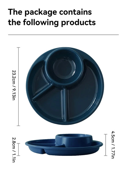 blue plates