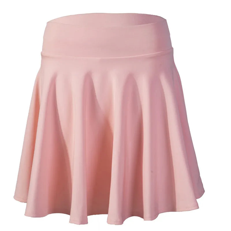 Women's Black Pleated Mini Skirt