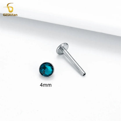 Titan CZ Labret Nasenstecker