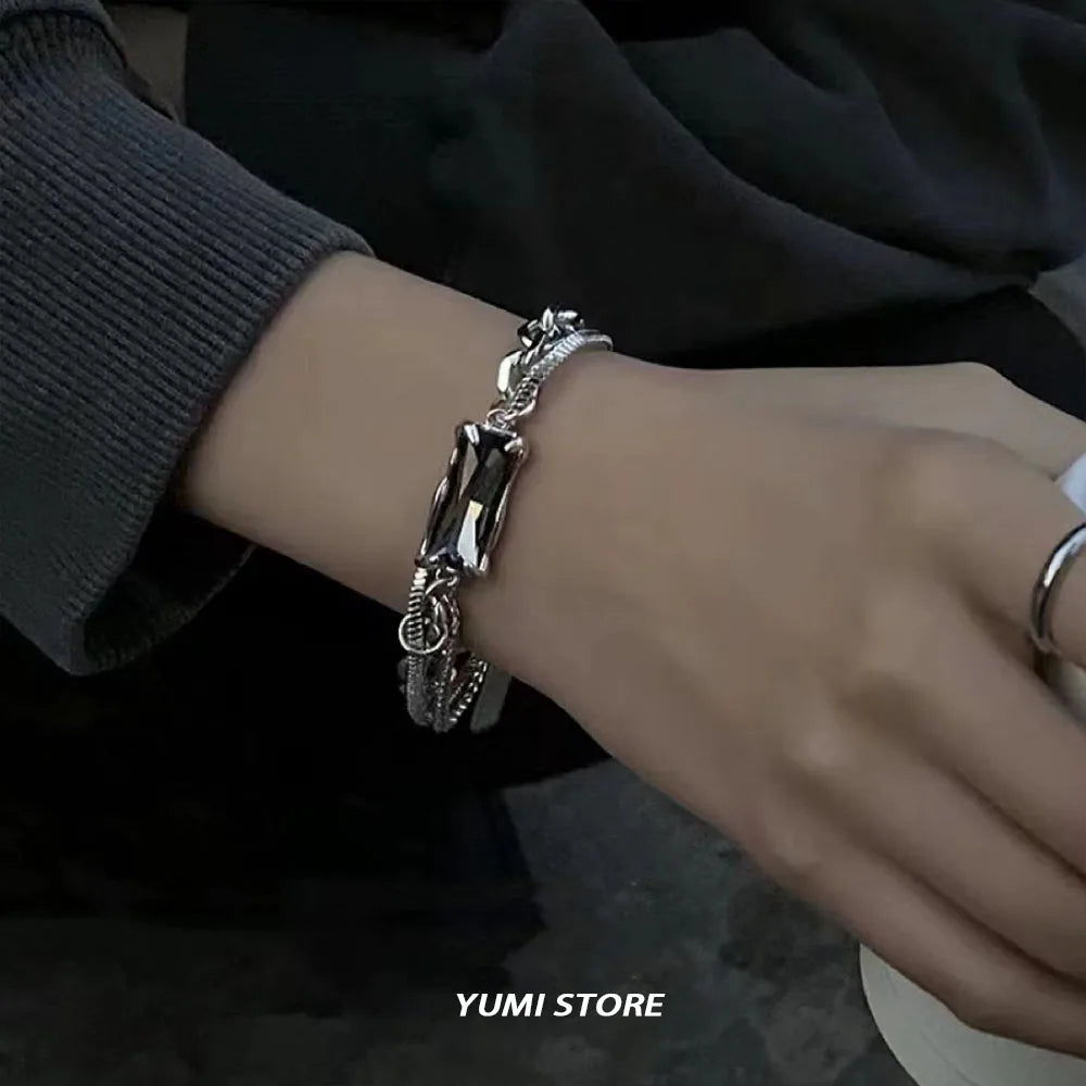 European Sterling Silver Couple Bracelets