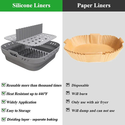 Silicone Air Fryer Basket Plate
