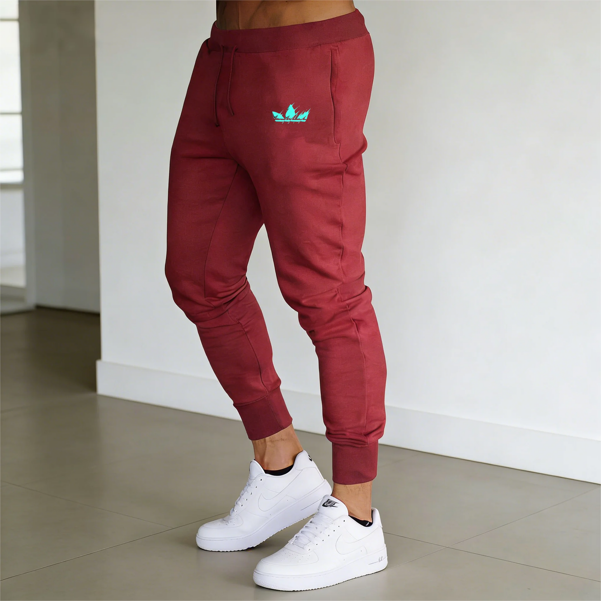 Men's Baggy Trousers - Breathable Fashion Design Jogging Pants