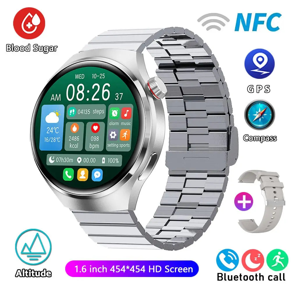 GT4 Sport Smart 1.5 IPS Display IP68 Bluetooth Call - Android Watch
