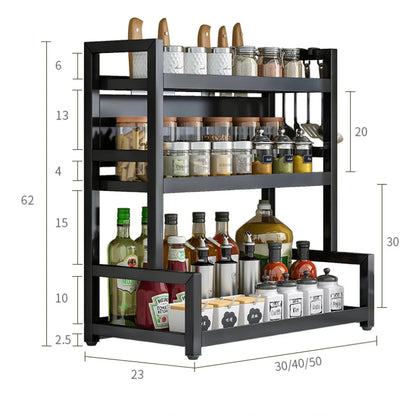 Stainless Steel Kitchen Storage Rack Organizer