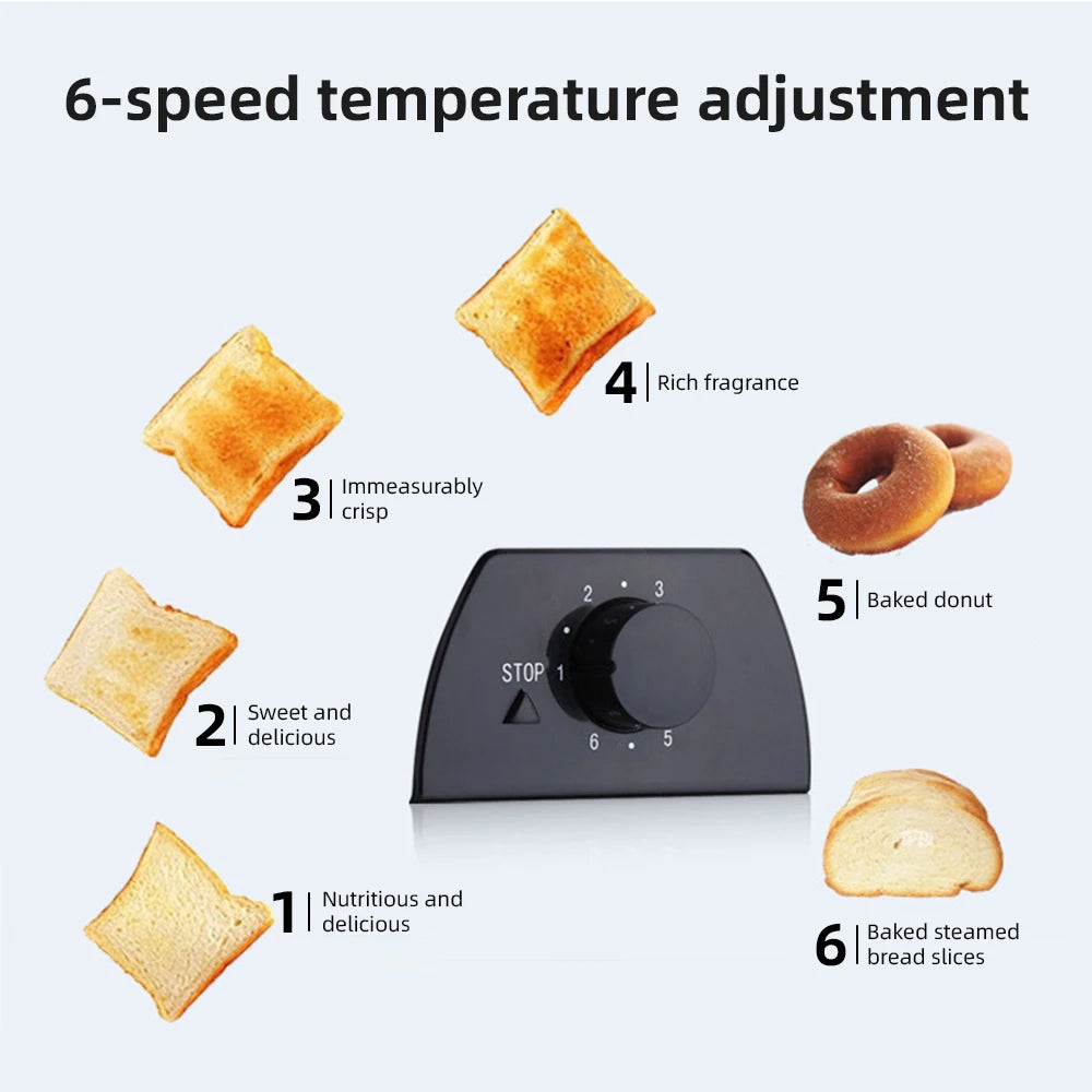Double Sided Bake Heated Stainless Steel Toaster Oven