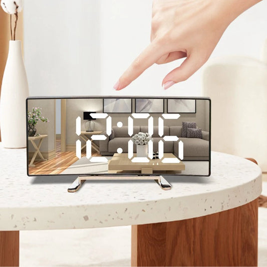 LED Dual-Purpose Mirror Alarm Clock